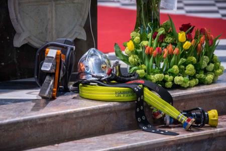 FOTO Na Florjanovo nedeljo blagoslov gasilskega vozila PGD Stična 13